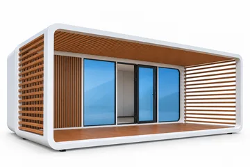 Apple Cabin · terrace and canopy