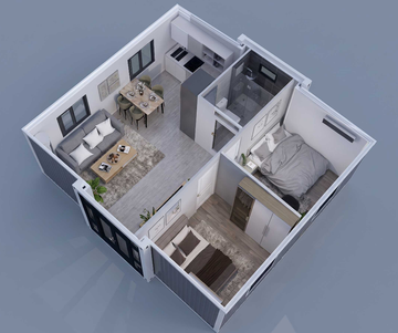 P20 : aménagement 3D fourni