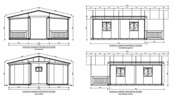 Elevations supplied for Model 2. They do not provide an interior floor plan.