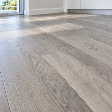 Wood-effect interior floor