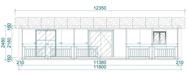 Terrace elevation