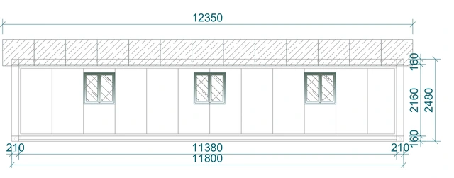 Opposite elevation